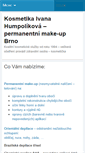 Mobile Screenshot of kosmetika-ivana.humpolikova.eu